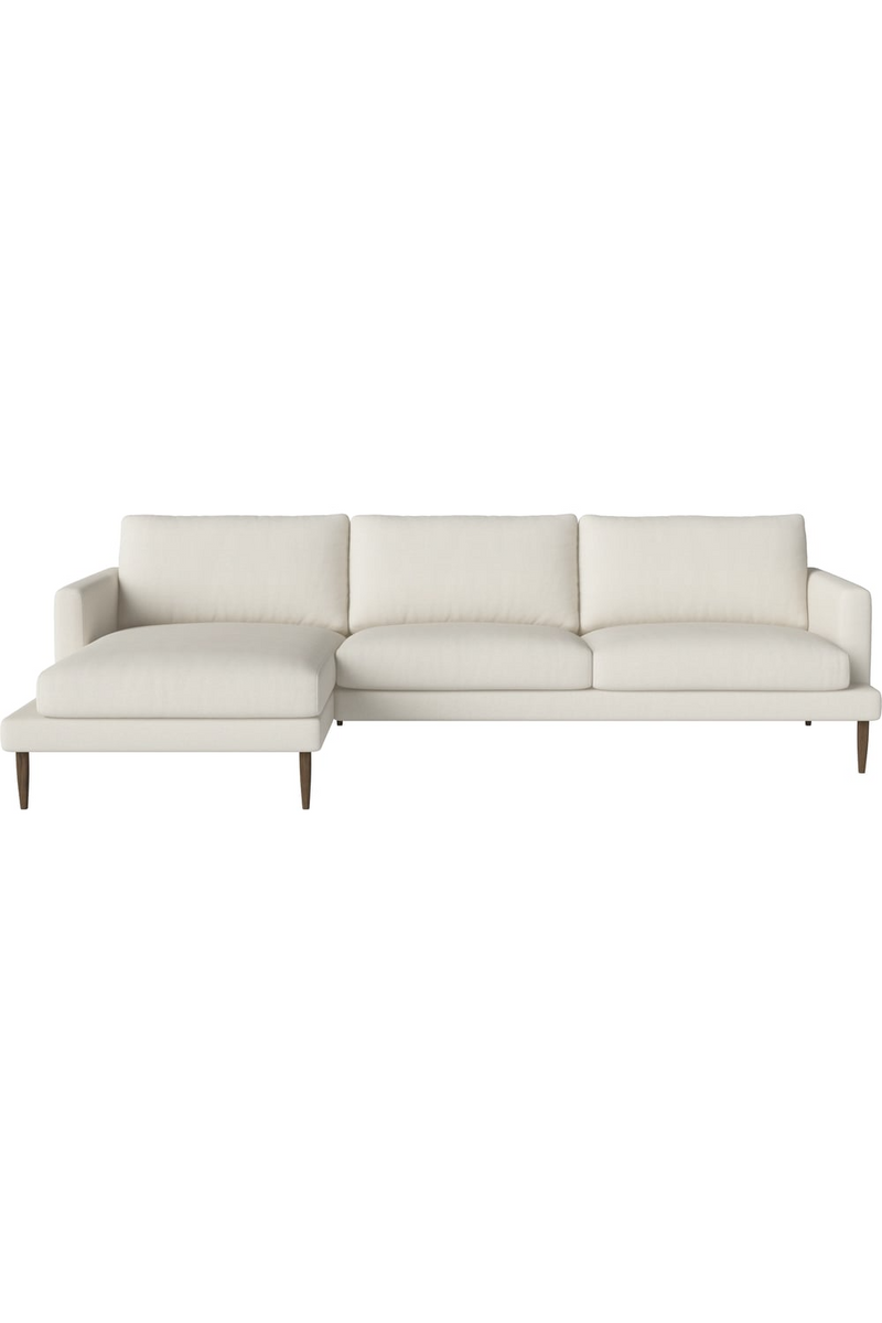 Bouclé 3.5-Seater Chaise Longue Sofa | Bolia Veneda Left | Oroatrade.com