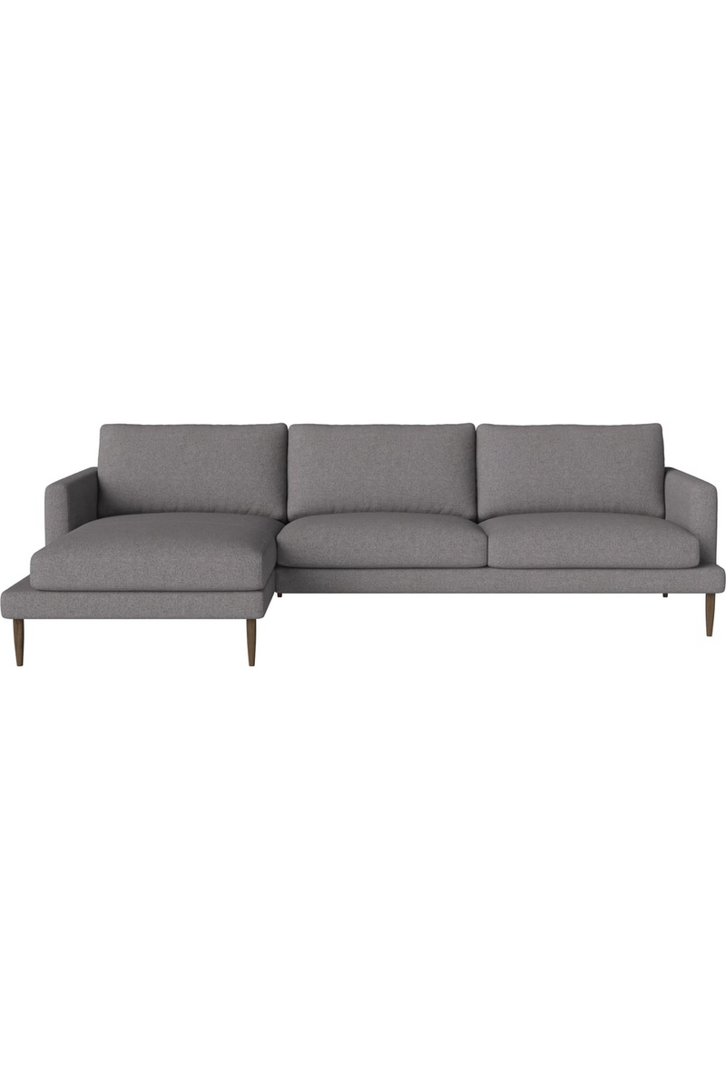 Bouclé 3.5-Seater Chaise Longue Sofa | Bolia Veneda Left | Oroatrade.com