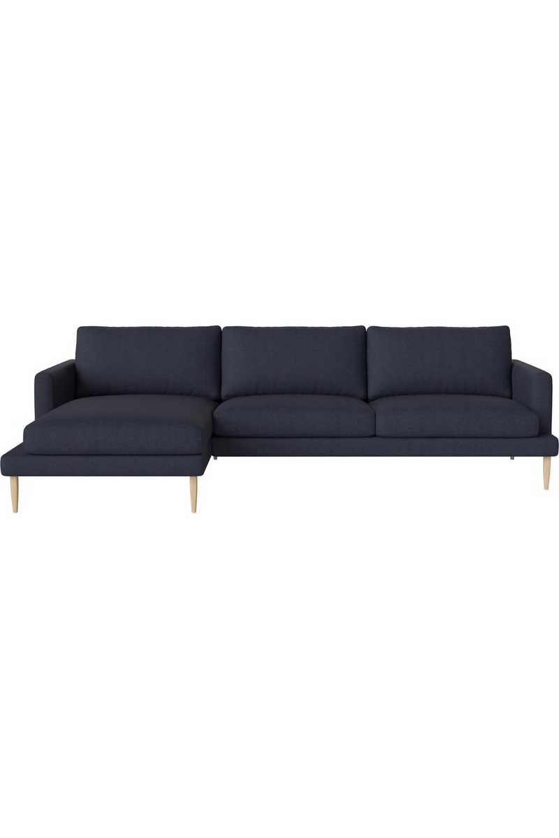 Bouclé 3.5-Seater Chaise Longue Sofa | Bolia Veneda Left | Oroatrade.com