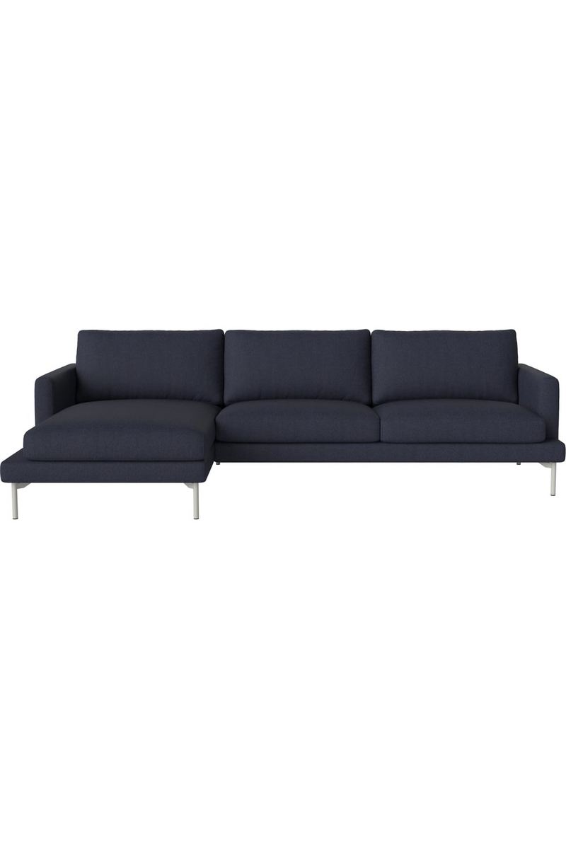 Bouclé 3.5-Seater Chaise Longue Sofa | Bolia Veneda Left | Oroatrade.com