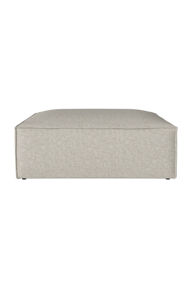 Flat Woven Beige Ottoman| Bolia Cosima | Oroatade.com