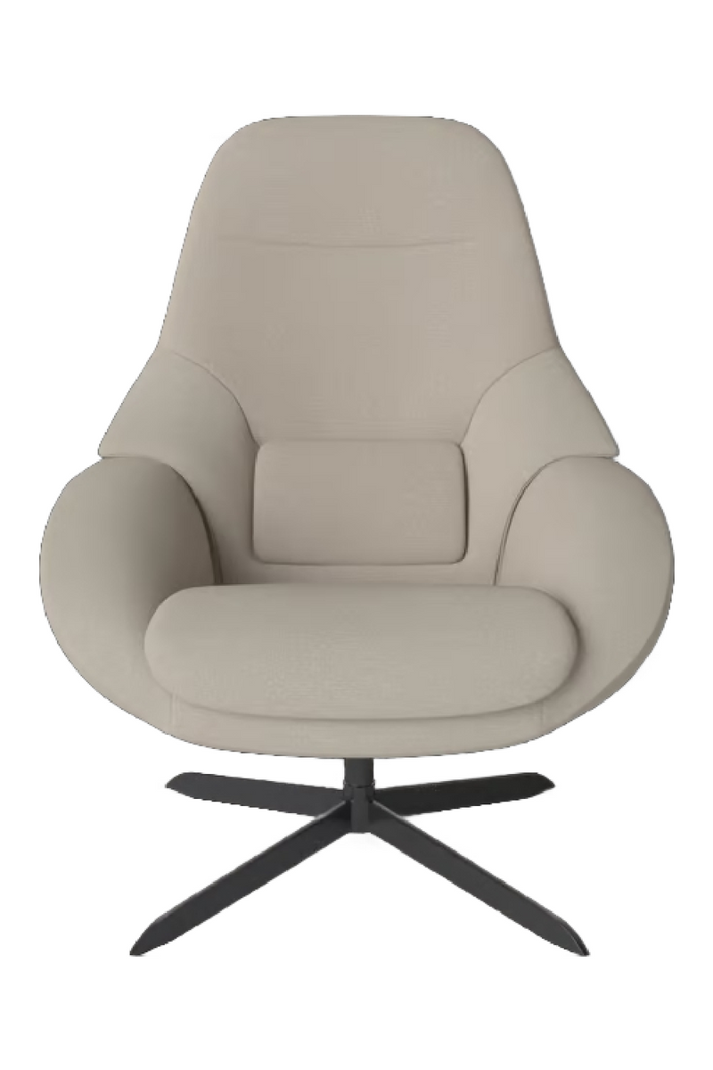 Flat Woven Swivel Armchair | Bolia Saga Grand | Oroatrade.com