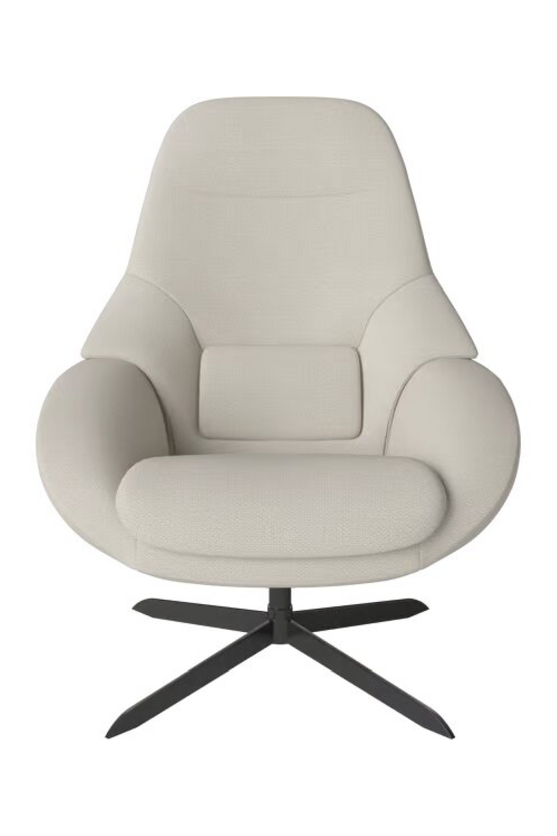 Flat Woven Swivel Armchair | Bolia Saga Grand | Oroatrade.com