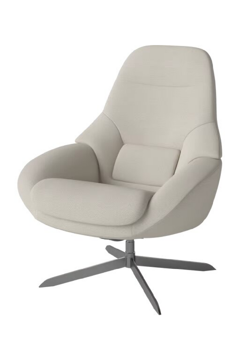 Flat Woven Swivel Armchair | Bolia Saga Grand | Oroatrade.com