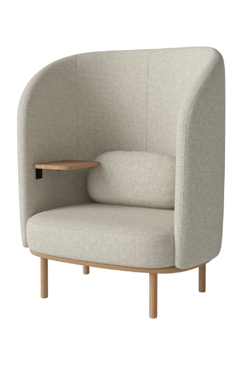 Curved Nesting Armchair With Table | Bolia Fuuga | Oroatrade.com