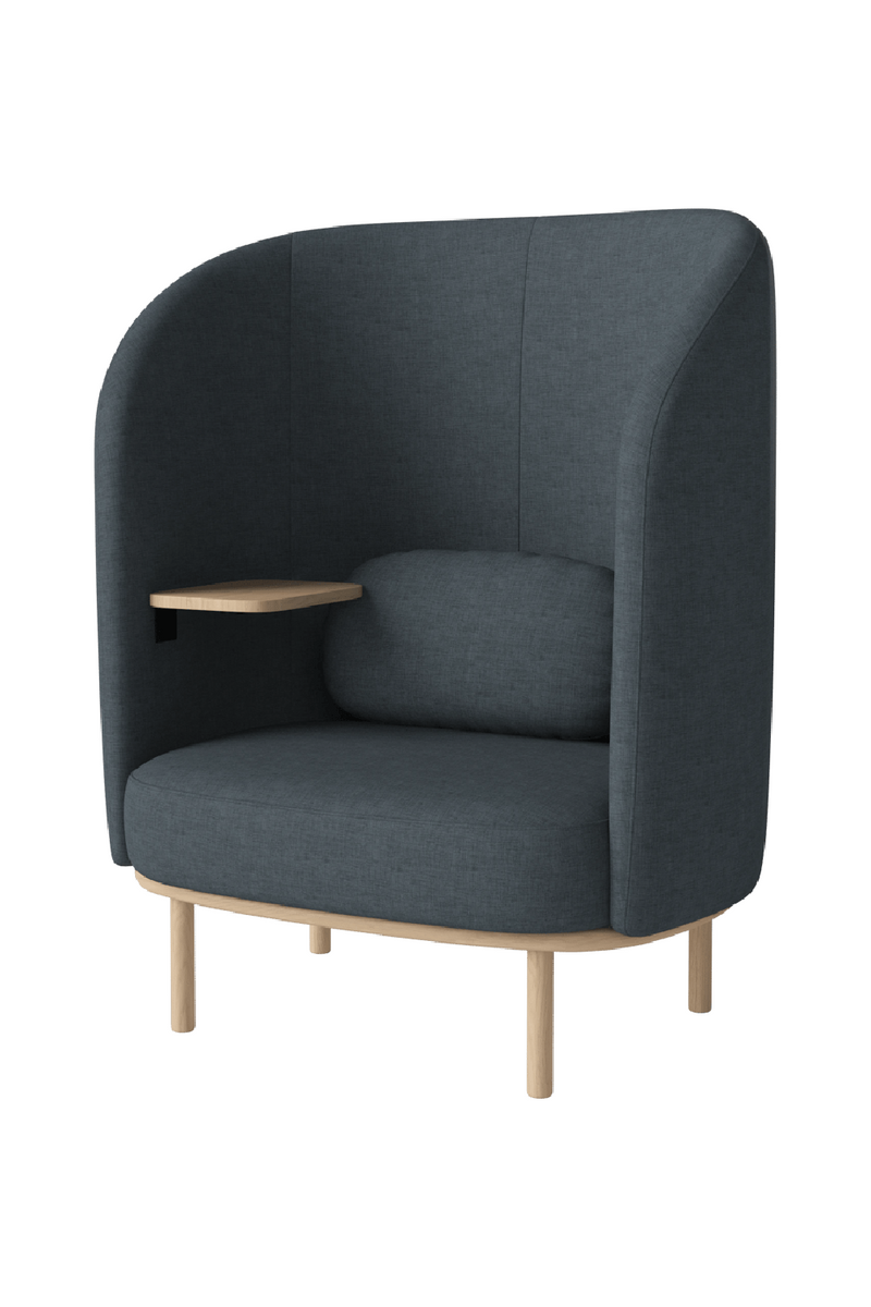 Curved Nesting Armchair With Table | Bolia Fuuga | Oroatrade.com