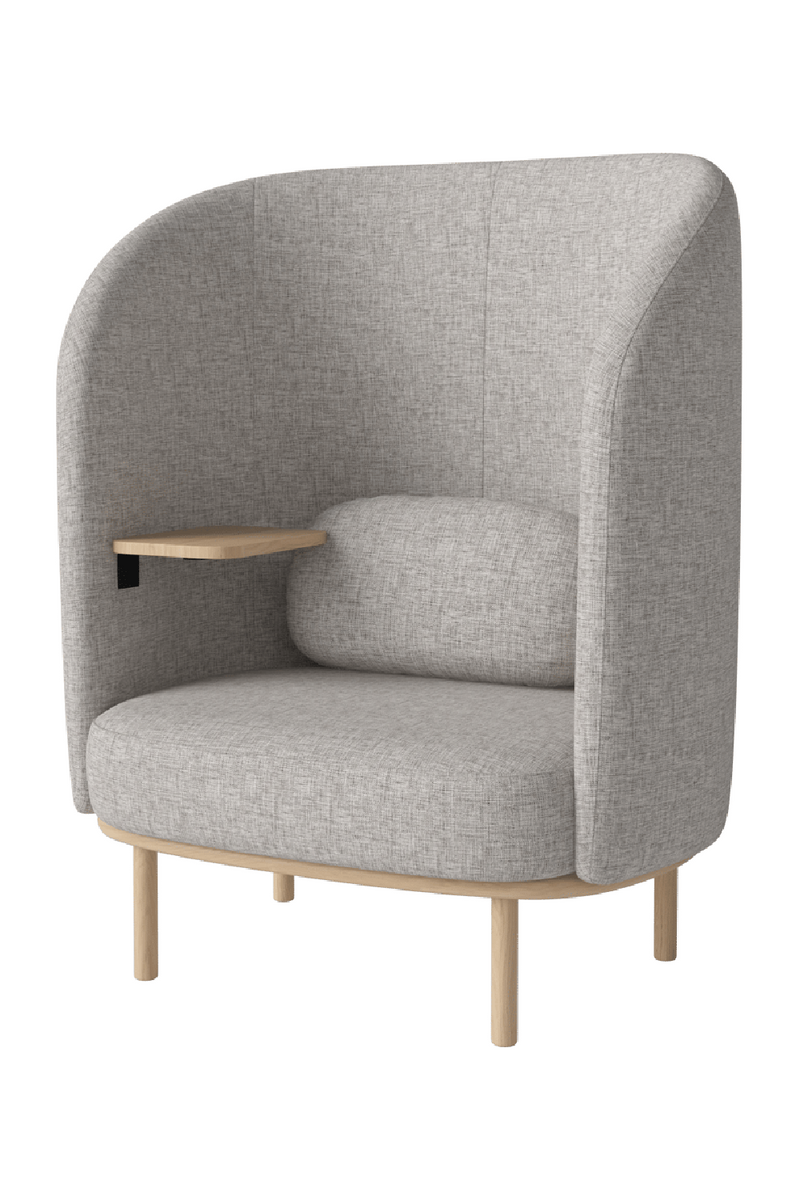 Curved Nesting Armchair With Table | Bolia Fuuga | Oroatrade.com