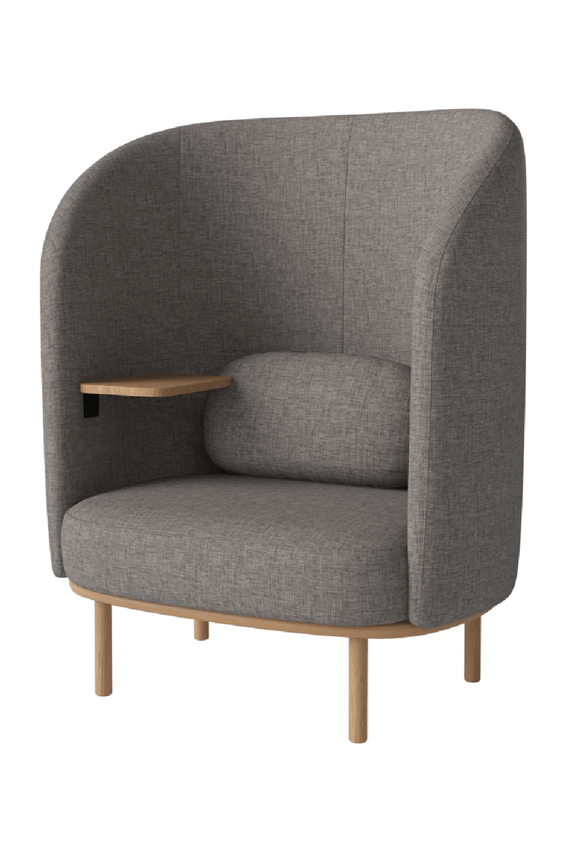 Curved Nesting Armchair With Table | Bolia Fuuga | Oroatrade.com