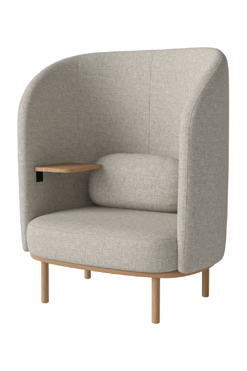 Curved Nesting Armchair With Table | Bolia Fuuga | Oroatrade.com