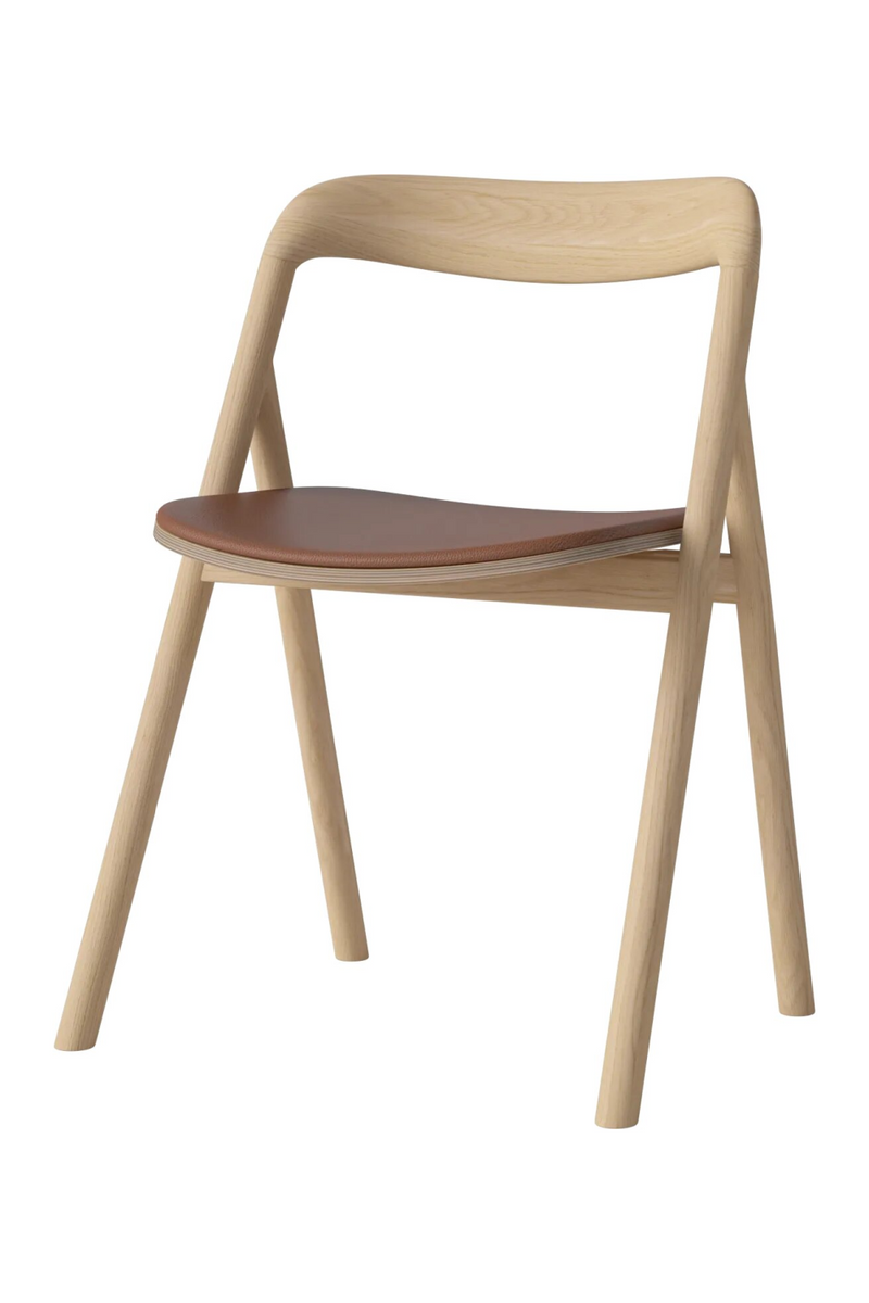 Oak Upholstered Seat Dining Chair | Bolia Fenri | Oroatrade.com