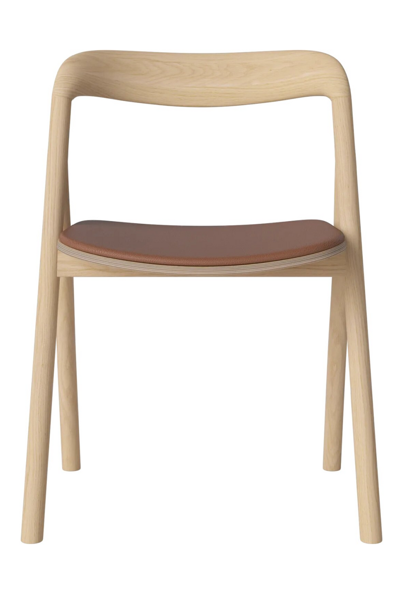 Oak Upholstered Seat Dining Chair | Bolia Fenri | Oroatrade.com