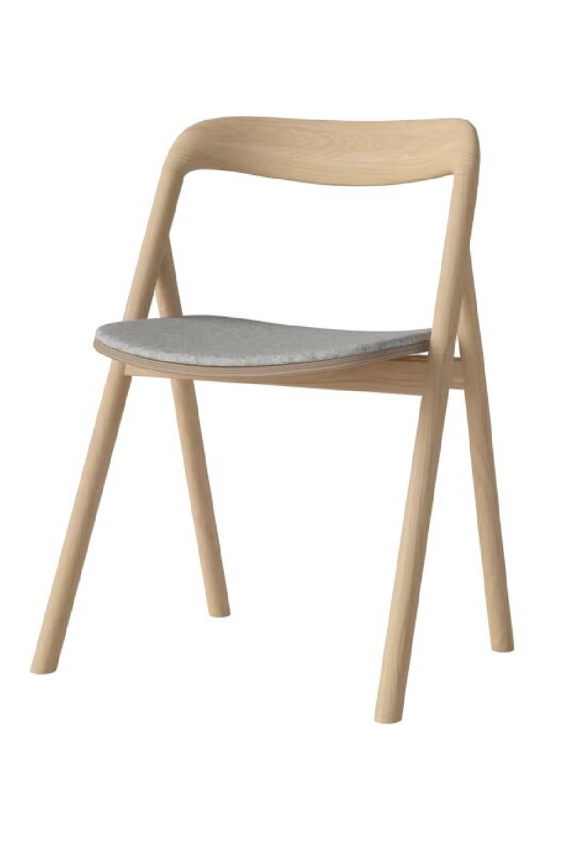 Oak Upholstered Seat Dining Chair | Bolia Fenri | Oroatrade.com