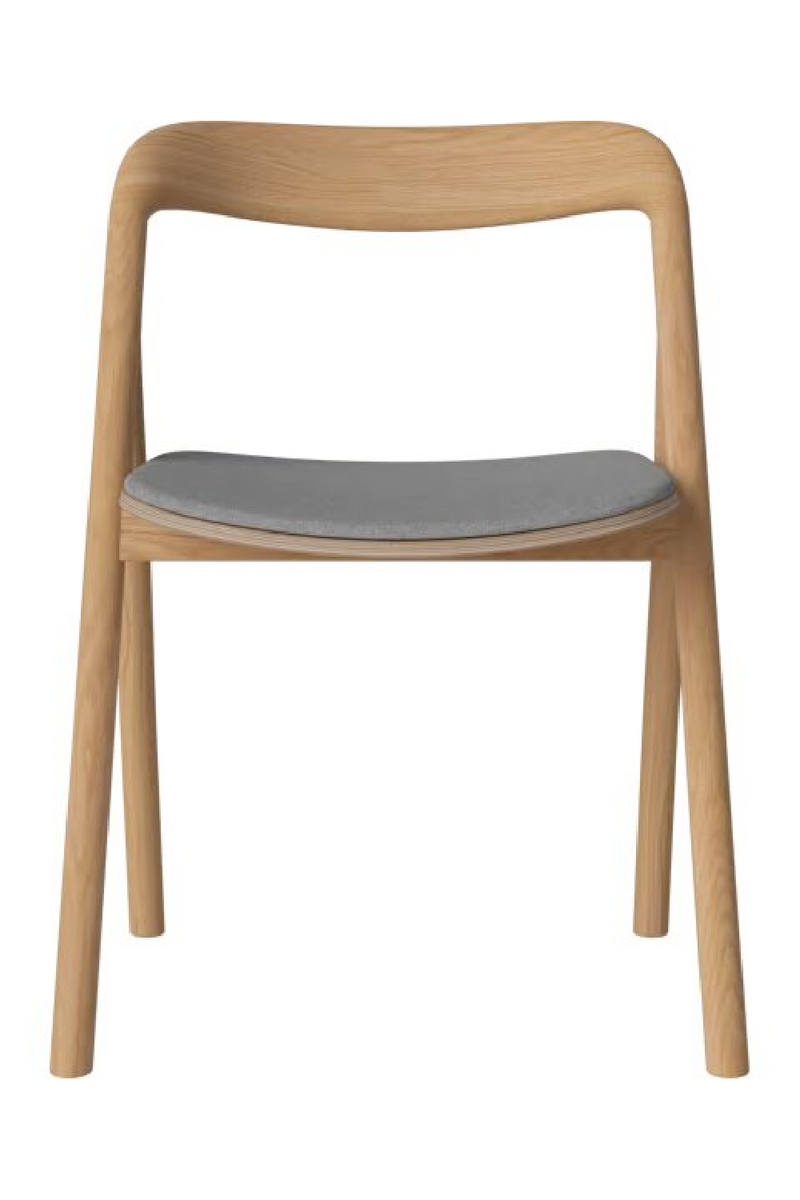 Oak Upholstered Seat Dining Chair | Bolia Fenri | Oroatrade.com