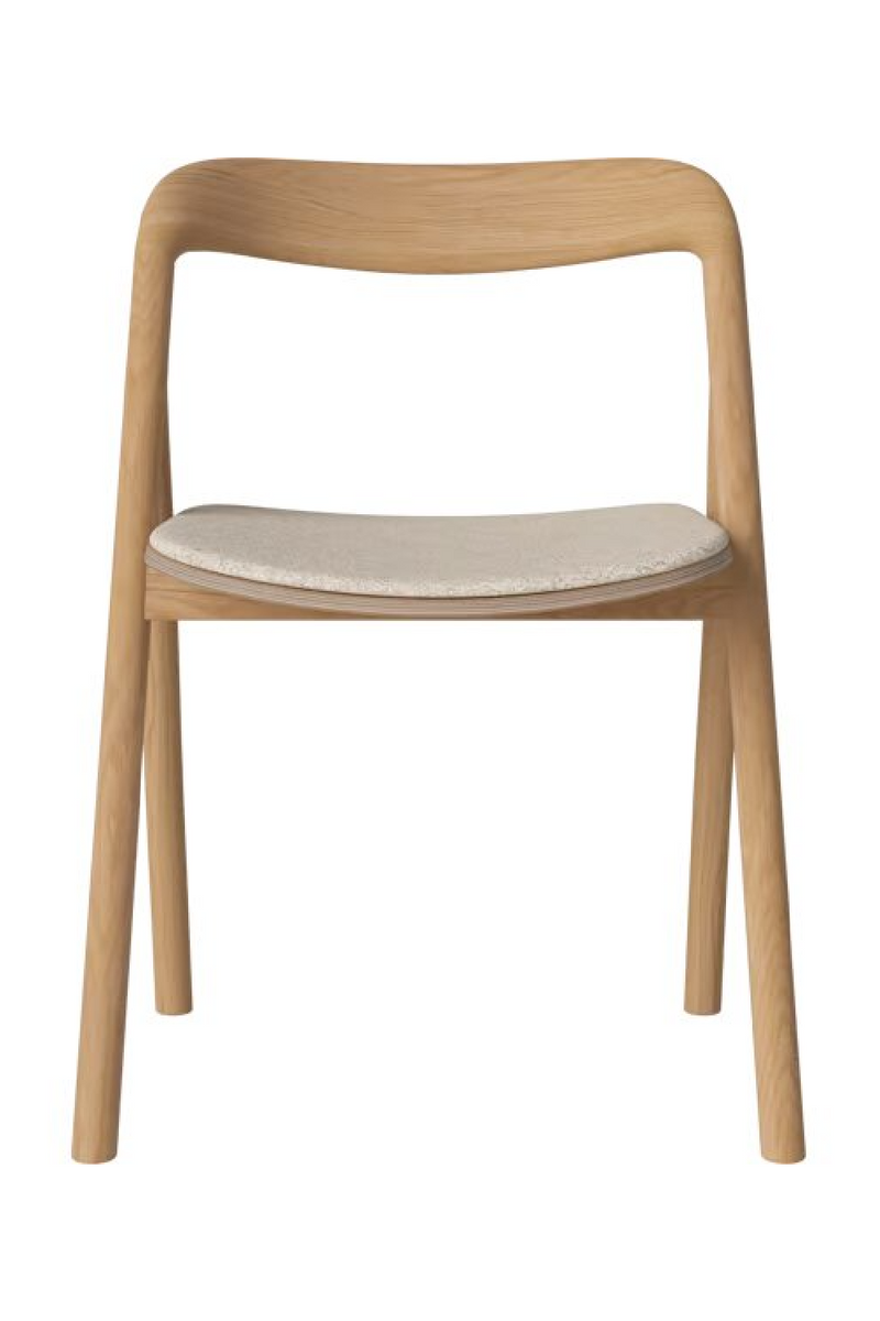 Oak Upholstered Seat Dining Chair | Bolia Fenri | Oroatrade.com