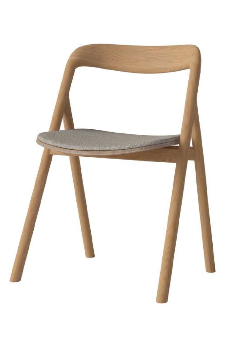 Oak Upholstered Seat Dining Chair | Bolia Fenri | Oroatrade.com