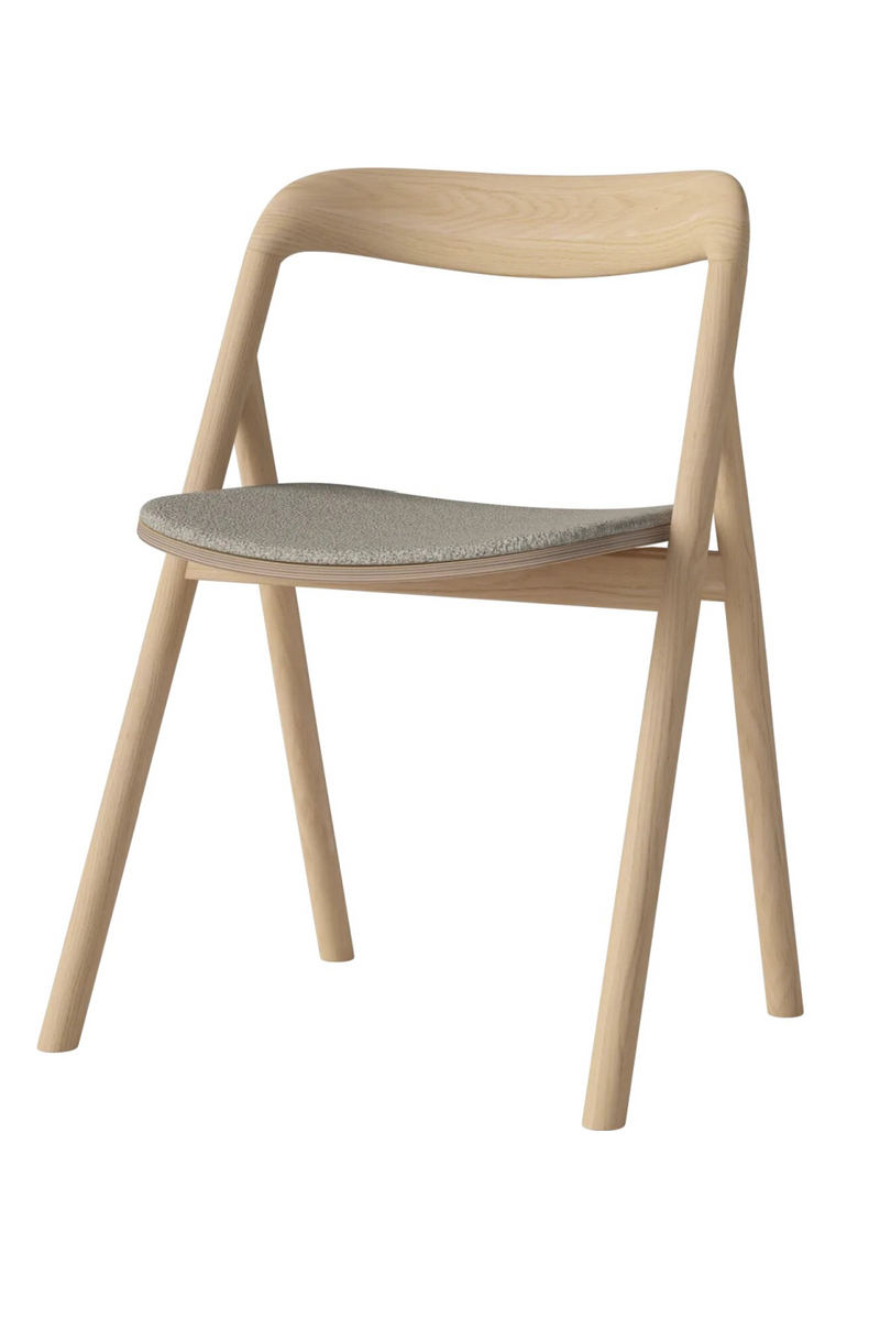 Oak Upholstered Seat Dining Chair | Bolia Fenri | Oroatrade.com