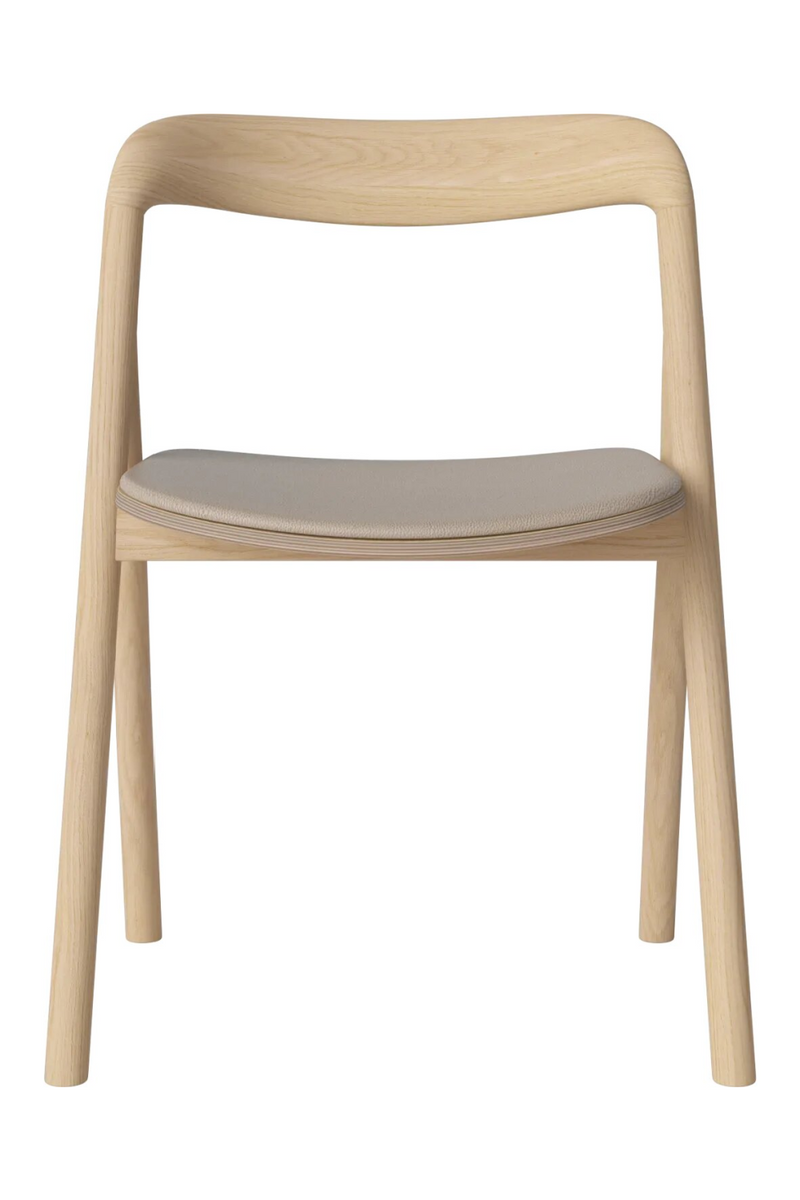 Oak Upholstered Seat Dining Chair | Bolia Fenri | Oroatrade.com