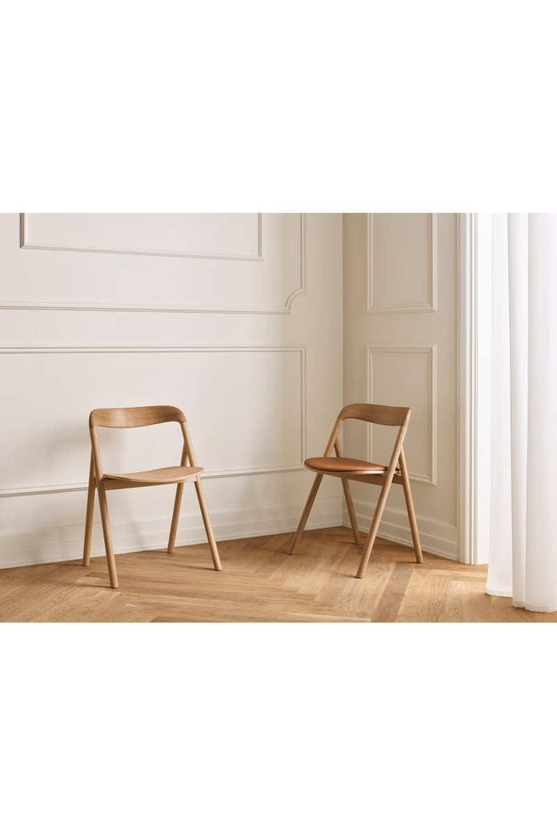 Oak Upholstered Seat Dining Chair | Bolia Fenri | Oroatrade.com