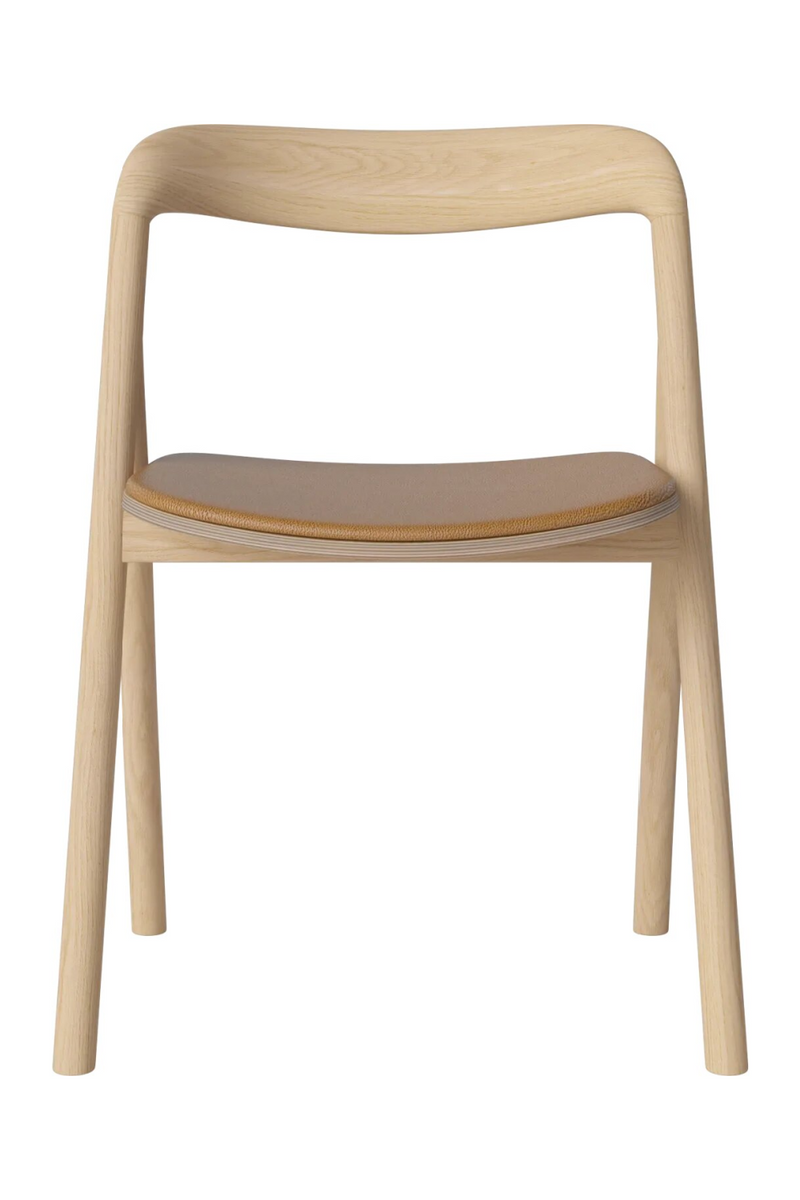 Oak Upholstered Seat Dining Chair | Bolia Fenri | Oroatrade.com