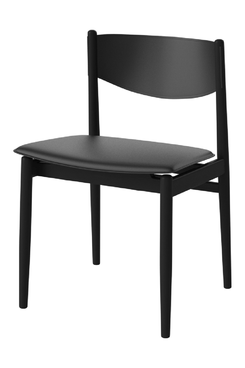 Black Leather Dining Chair | Bolia Apelle | Oroatrade.com