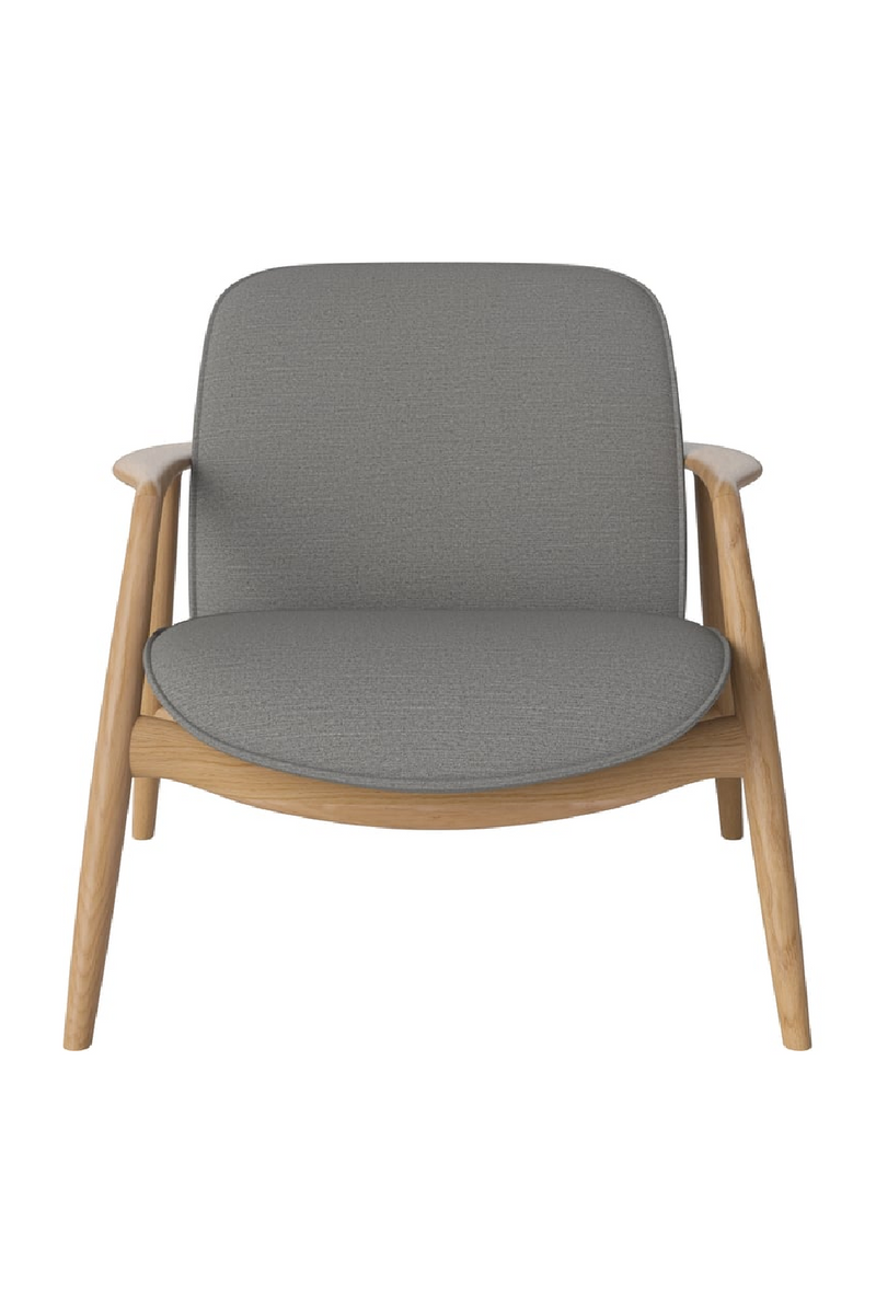 Oak Scandinavian Lounge Armchair | Bolia Bowie | Oroatrade.com