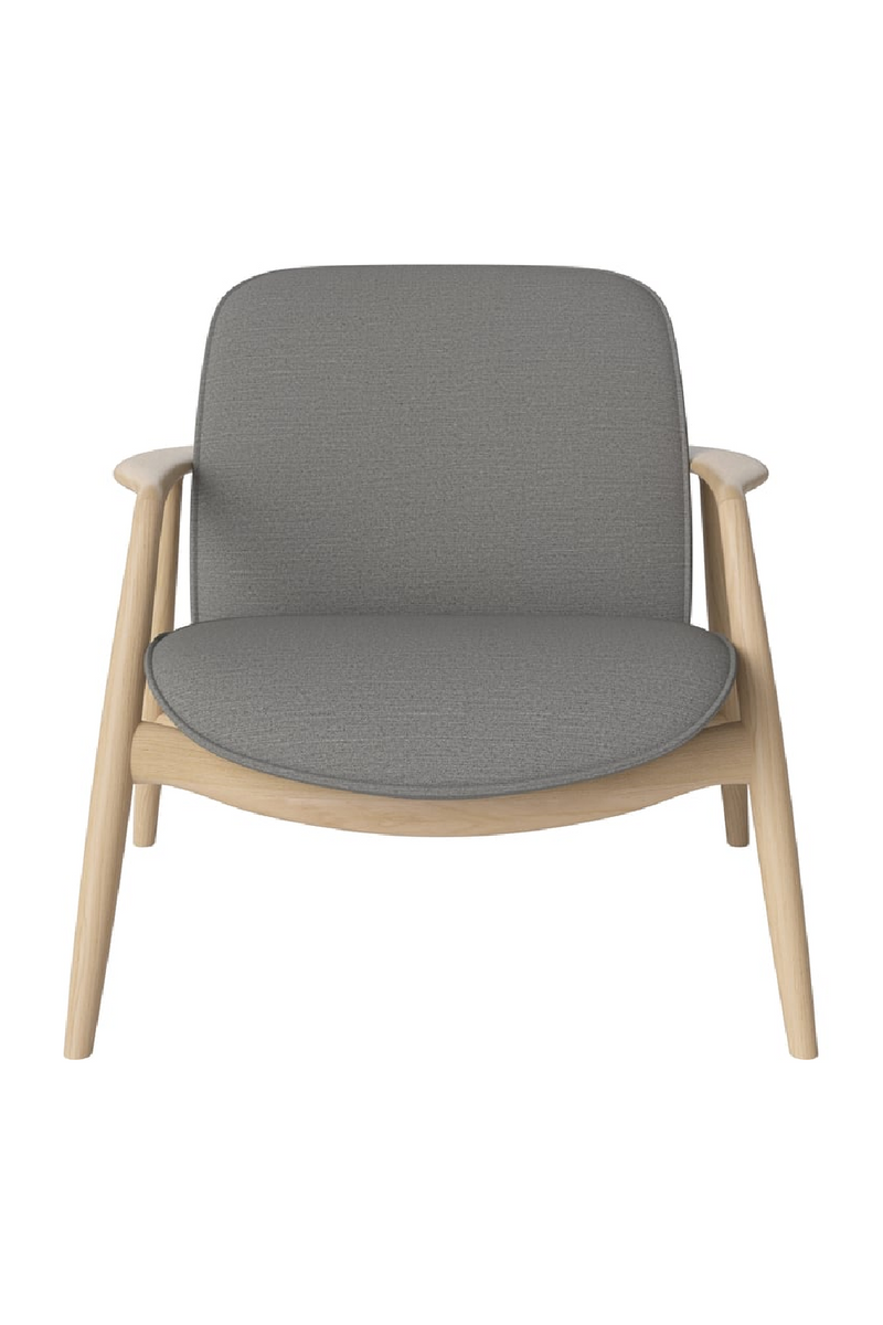 Oak Scandinavian Lounge Armchair | Bolia Bowie | Oroatrade.com