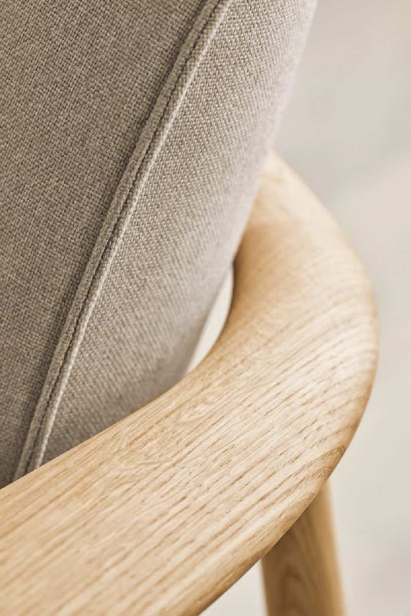 Oak Scandinavian Lounge Armchair | Bolia Bowie | Oroatrade.com