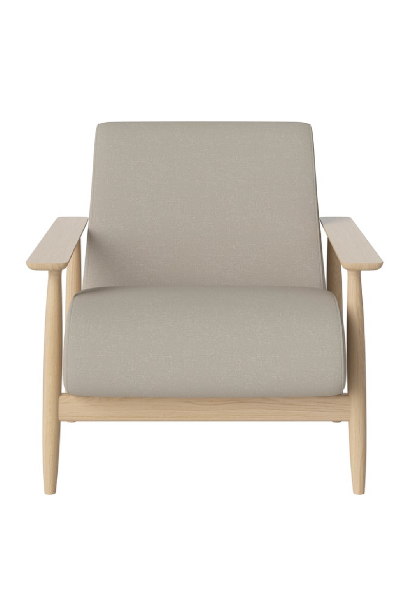 Scandinavian Flat Woven Armchair | Bolia Visti