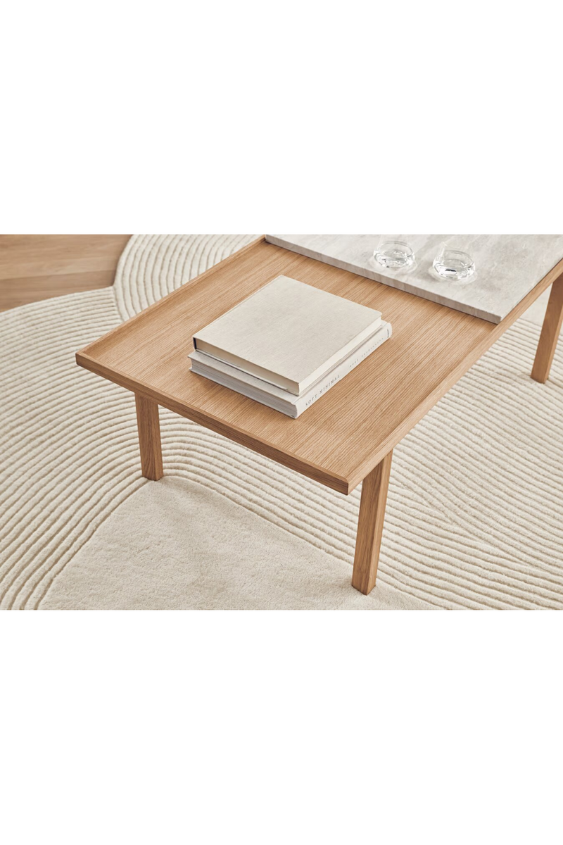 Square Oiled Oak Coffee Table | Bolia Elton  | Oroatrade.com