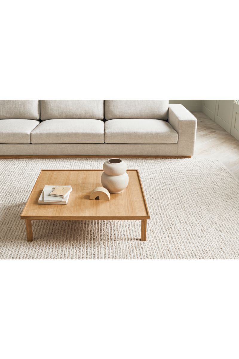 Rectangular Solid Oak Coffee Table | Bolia Elton | Oroatrade.com