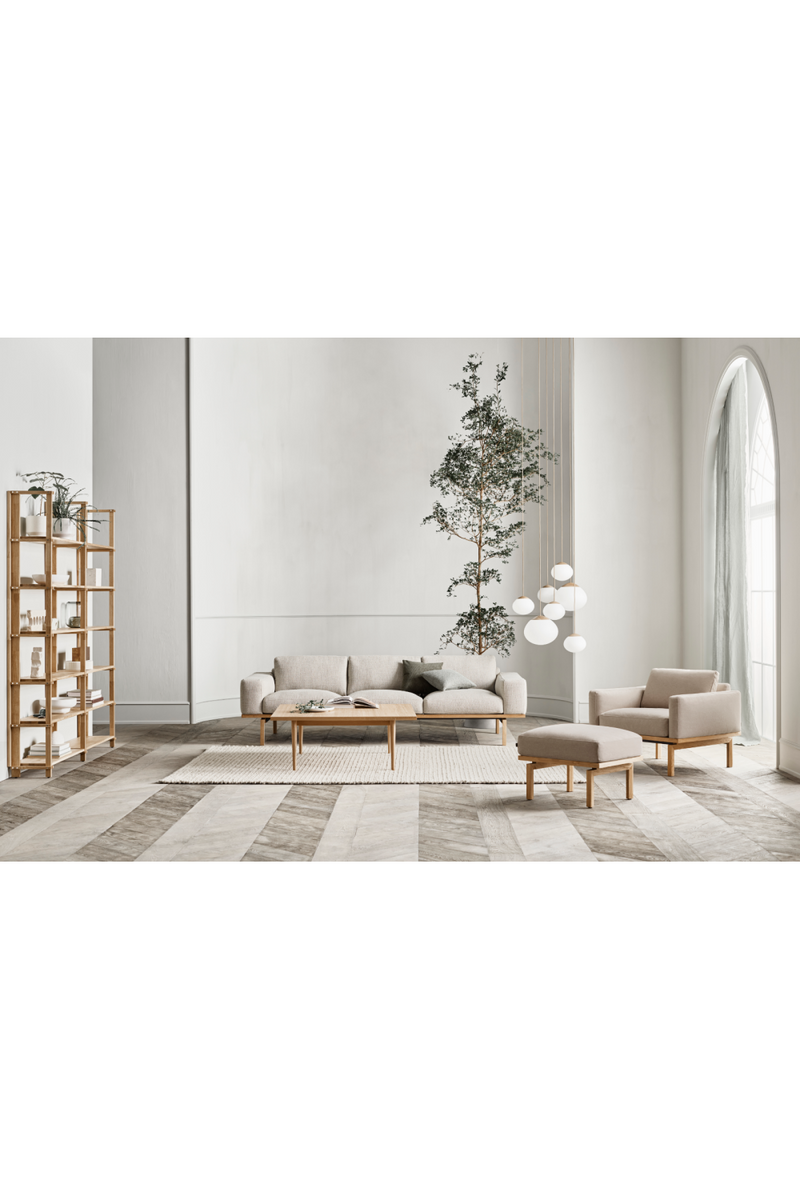 Rectangular Solid Oak Coffee Table | Bolia Elton | Oroatrade.com