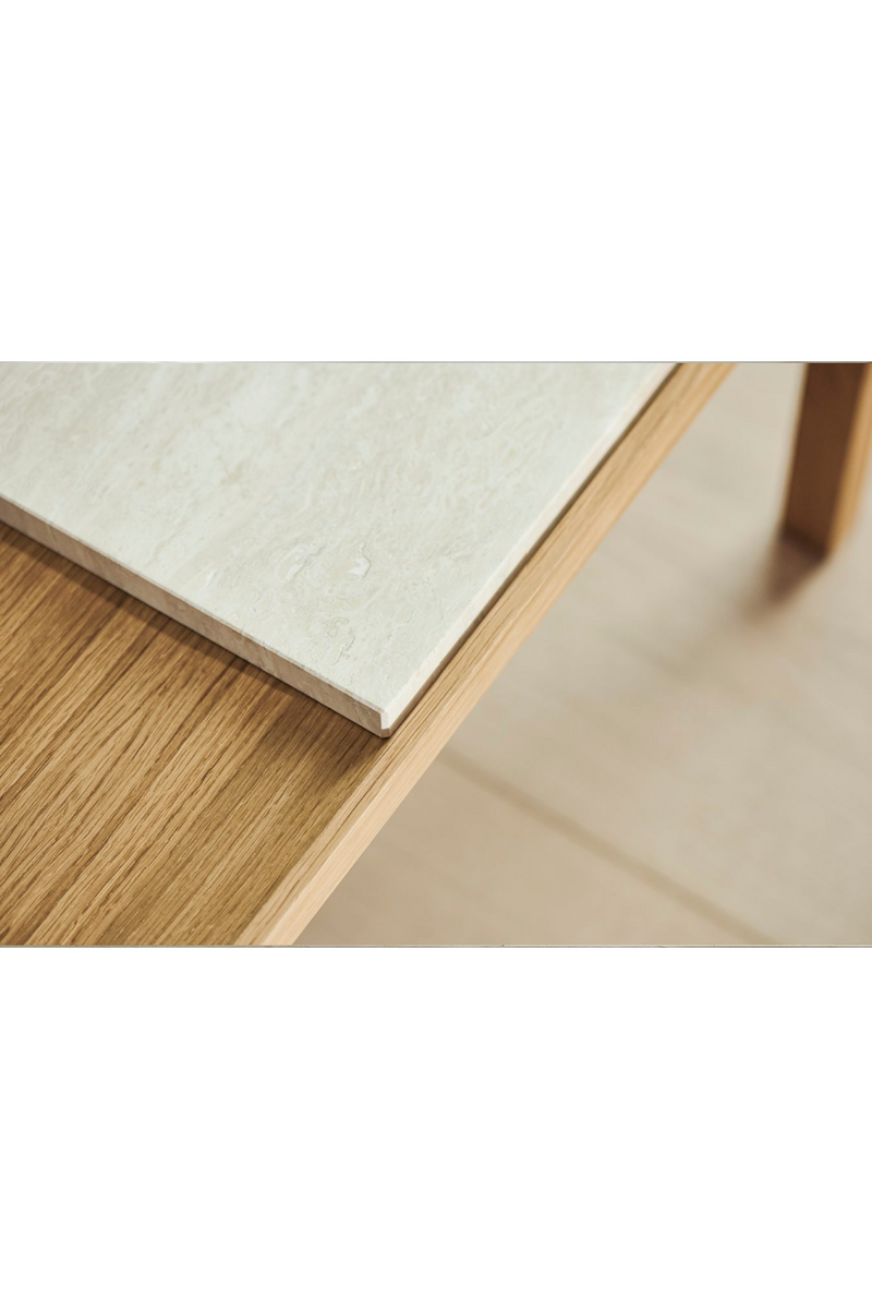 Rectangular Solid Oak Coffee Table | Bolia Elton | Oroatrade.com