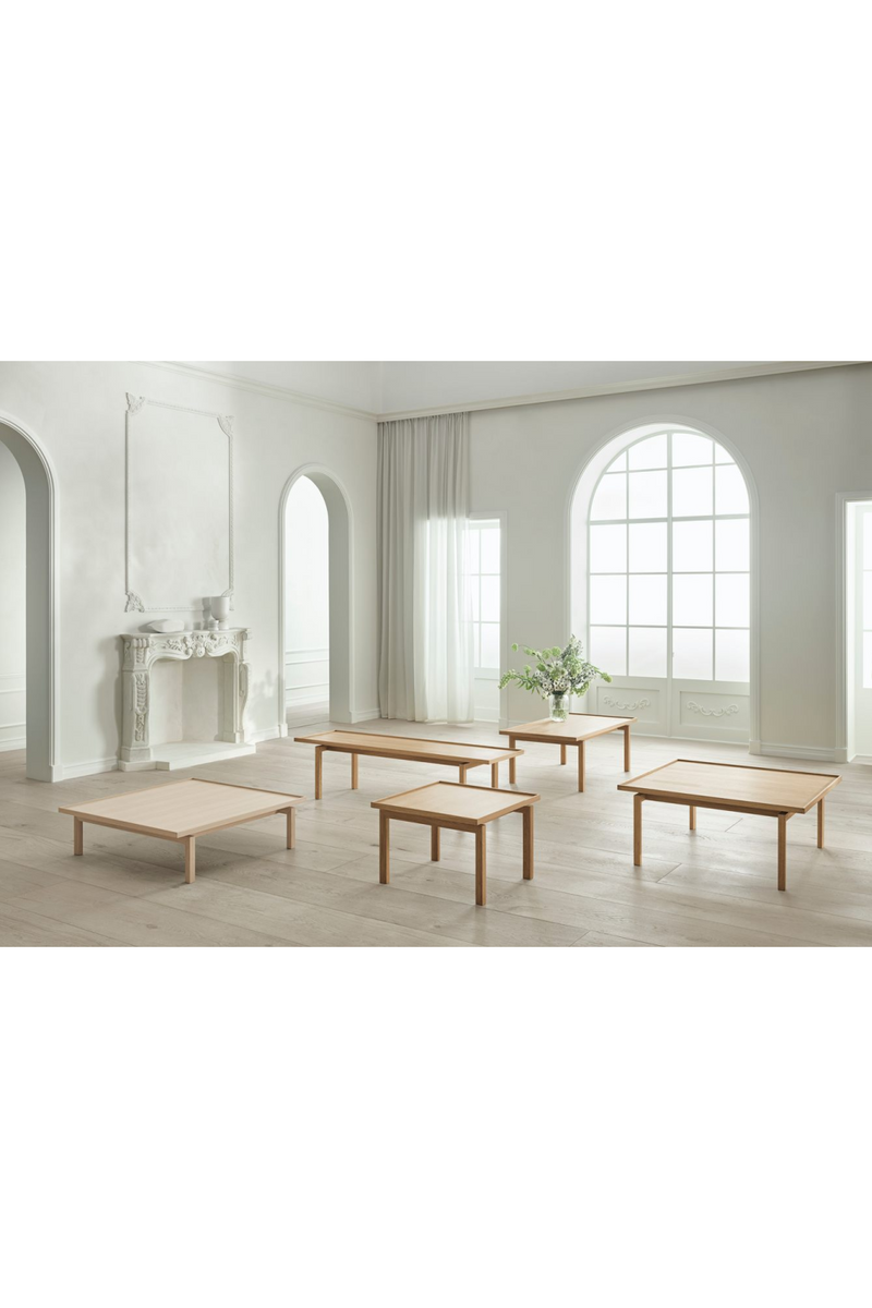 Rectangular Solid Oak Coffee Table | Bolia Elton | Oroatrade.com