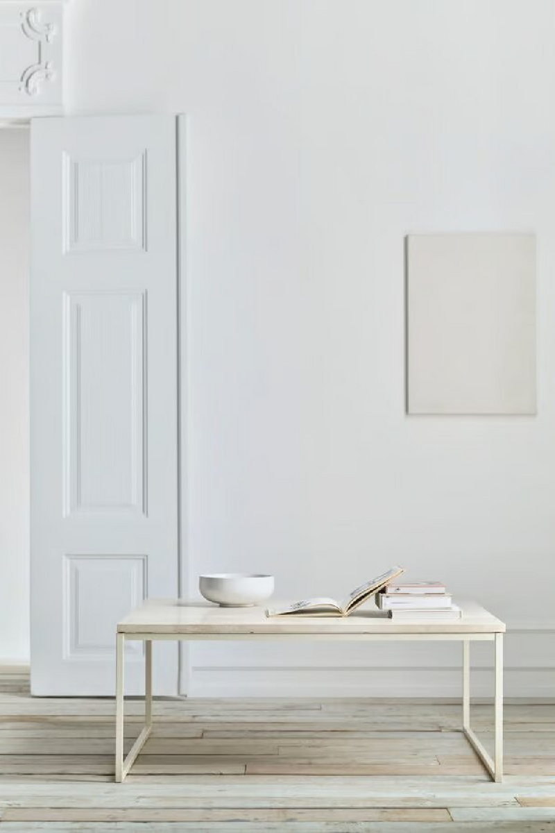 White Steel Framed Coffee Table S | Bolia Como | Oroatrade.com