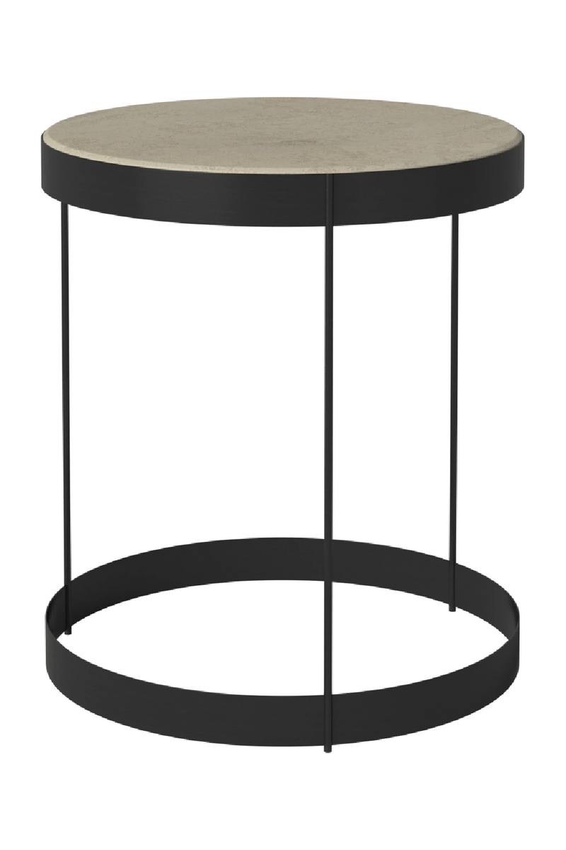 Steel-Framed Round Coffee Table | Bolia Drum | Oroatrade.com