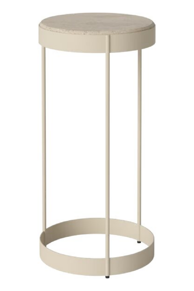 Cream Travertine Pedestal M | Bolia Drum | Oroatrade.com