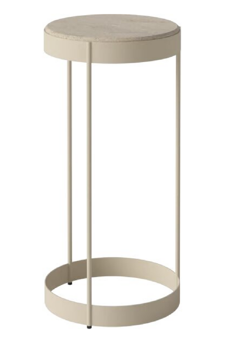 Cream Travertine Pedestal M | Bolia Drum | Oroatrade.com