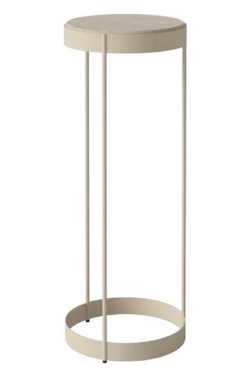 Cream Travertine Pedestal L | Bolia Drum | Oroatrade.com