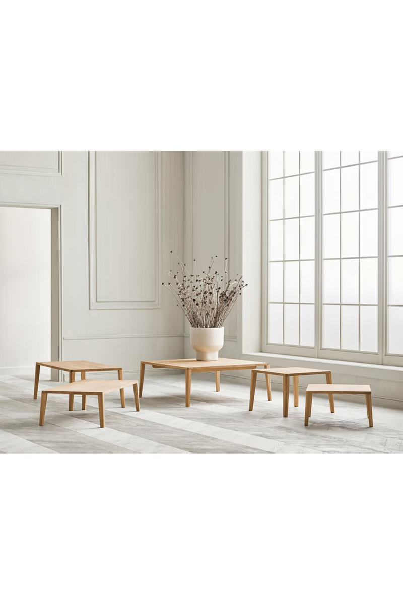 Oiled Oak Square Coffee Table L | Bolia Graceful | Oroatrade.com