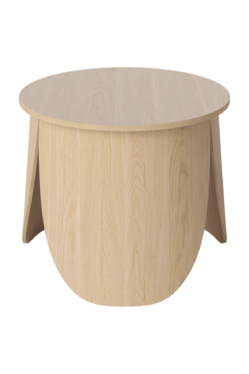 Leaf Shaped Oak Side Table | Bolia Peyote | Oroatrade.com