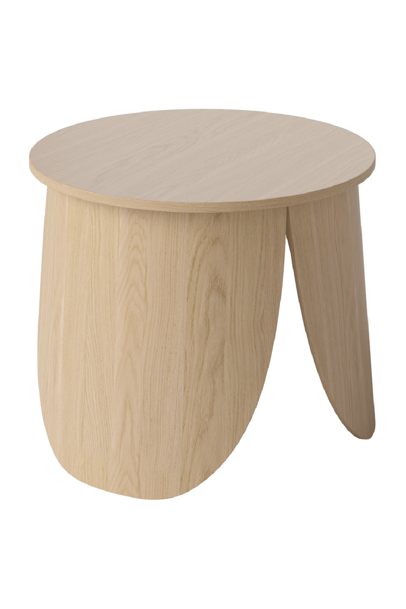 Leaf Shaped Oak Side Table | Bolia Peyote | Oroatrade.com