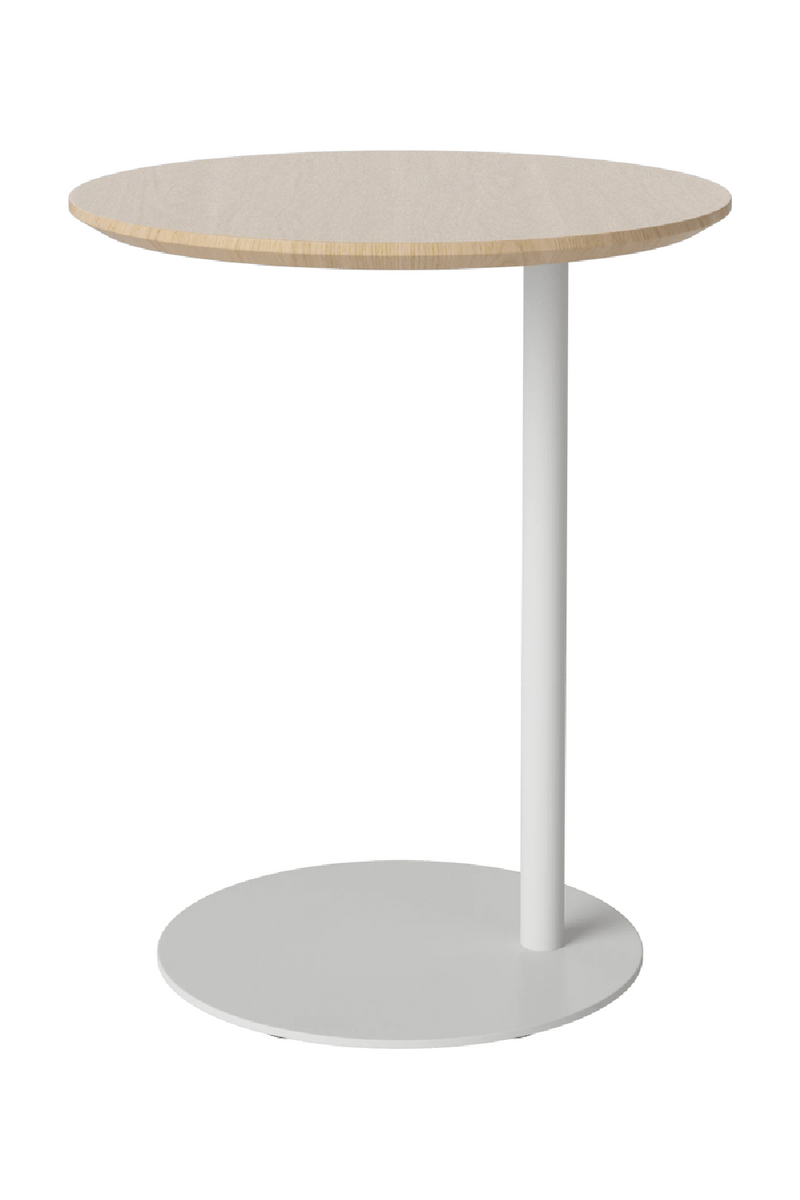 Oiled Oak Pedestal Side Table | Bolia Pillar | Oroatrade.com