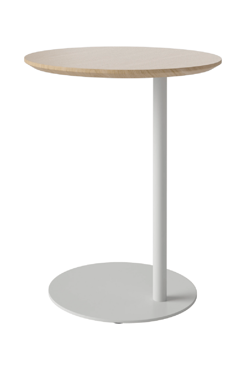 Oiled Oak Pedestal Side Table | Bolia Pillar | Oroatrade.com