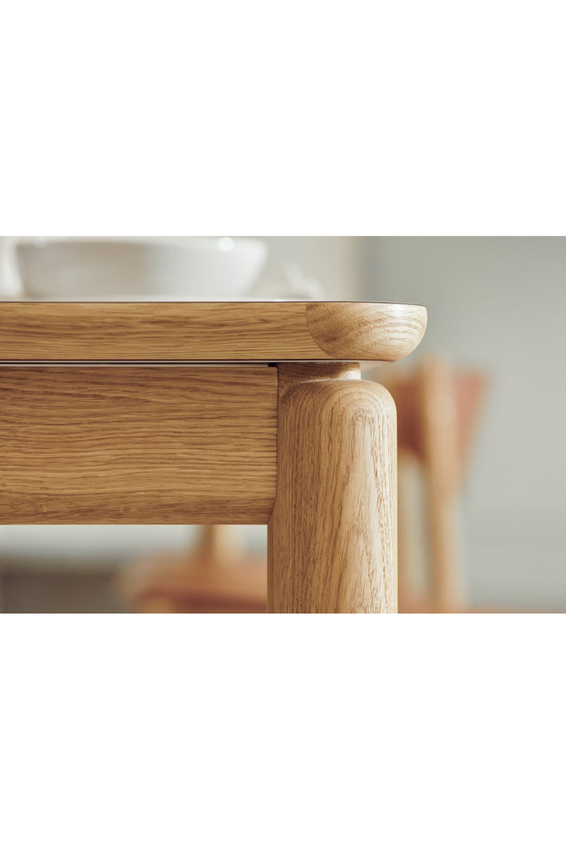 Oiled Oak Minimalist Dining Table S | Bolia Ronya | Oroatrade.com