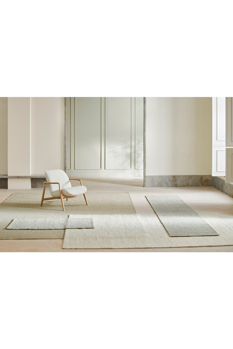 Wool Neutral-Colored Carpet 5'7" x 7'10" | Bolia Scandinavia | Oroatrade.com