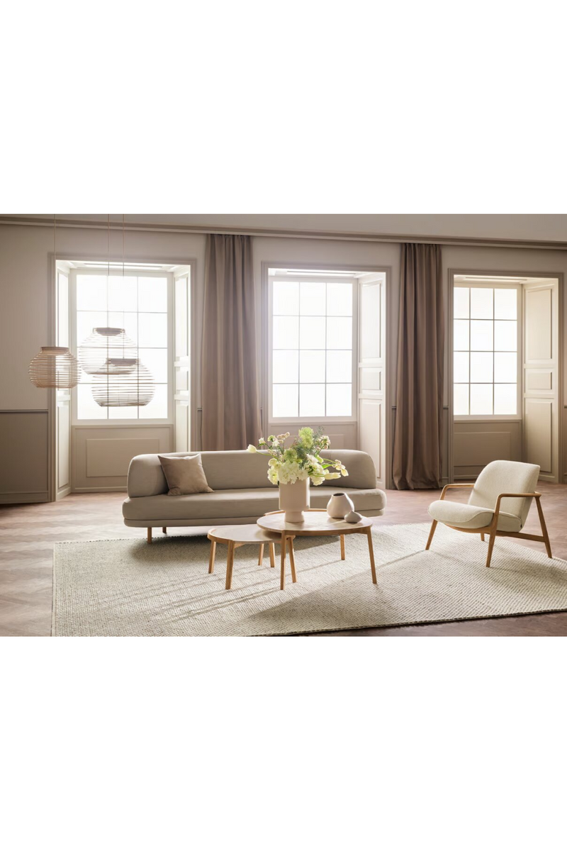 Wool Neutral-Colored Carpet 5'7" x 7'10" | Bolia Scandinavia | Oroatrade.com