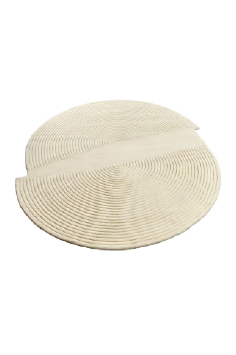 Circular Patterned Wool Rug | Bolia Zen | Oroatrade.com