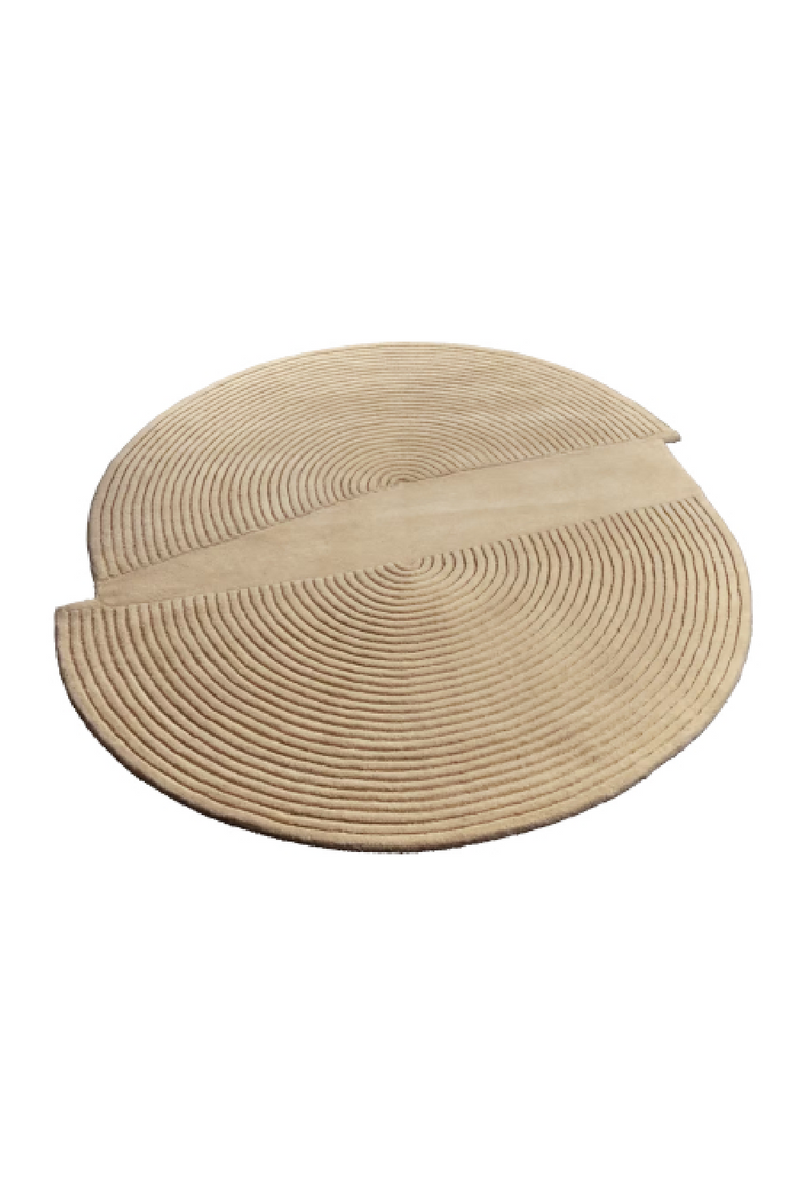 Circular Patterned Wool Rug | Bolia Zen | Oroatrade.com