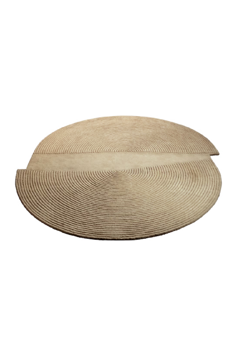 Circular Patterned Wool Rug | Bolia Zen | Oroatrade.com