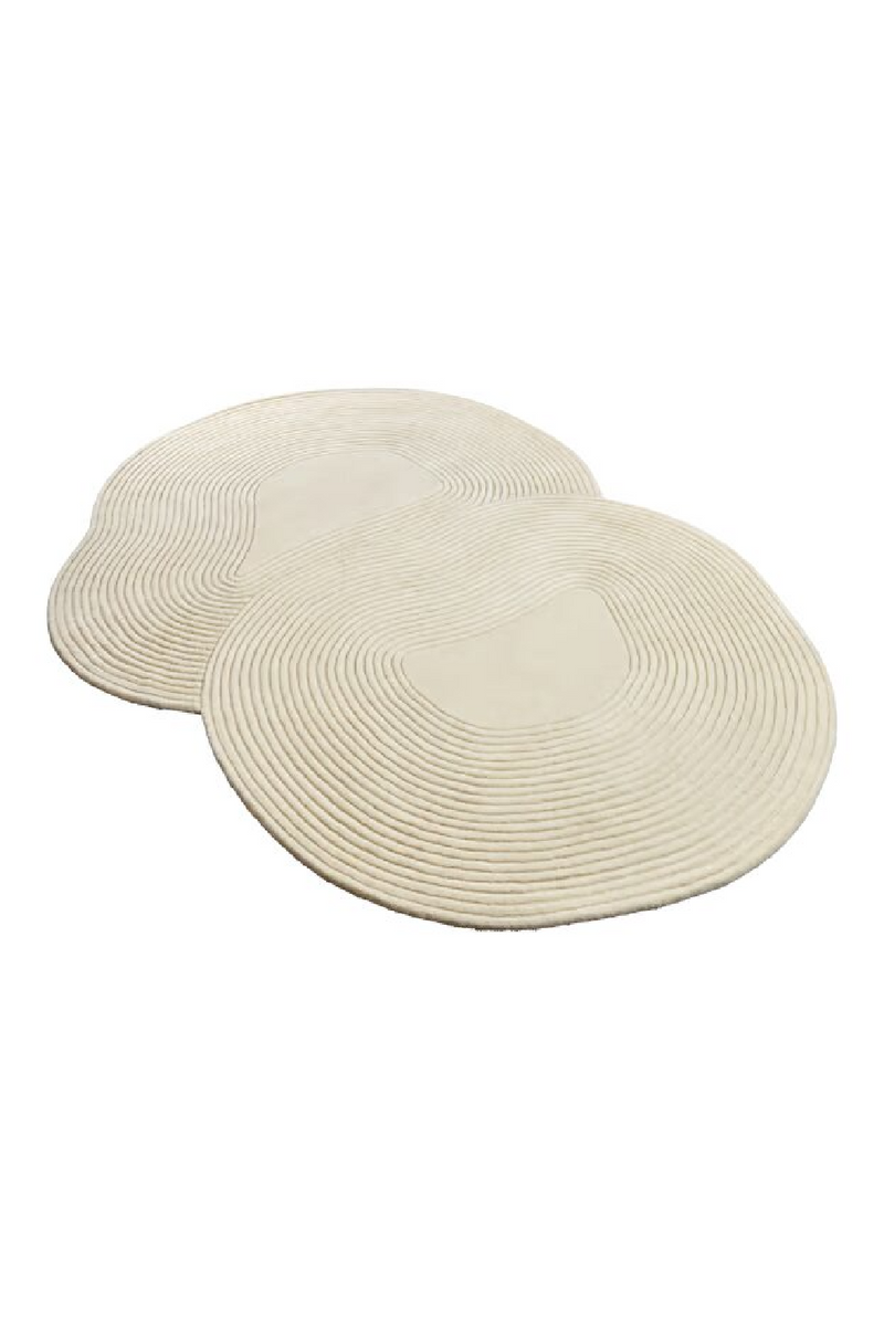 Organic-Shaped Wool Rug | Bolia Zen | Oroatrade.com